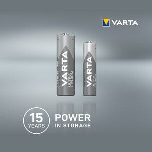 VARTA Ultra Lithium AA/FR6 litiumbatteri 4-pakning