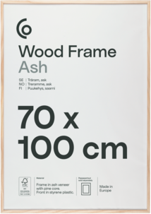 Fotoramme av FSC-merket tre på 70 x 100 cm