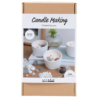 Creativ Company hobbysett for lysstøping med soyavoks