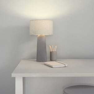 Northlight Malte Pöytävalaisin betoni, 43 cm