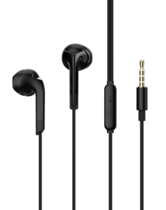 Exibel in ear-hörlurar med sladd och mikrofon 3,5 mm