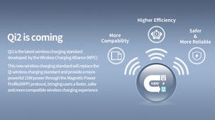 Langaton Qi2-laturi ja teline