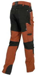 Arbetsbyxor stretch herr, rostbrun