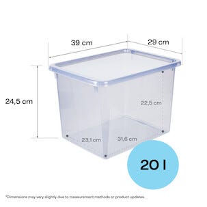 Säilytyslaatikko Modul, savunvärinen