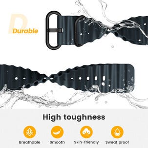 Silikonreim til Garmin aktivitetsklokke 26 mm, Quick release