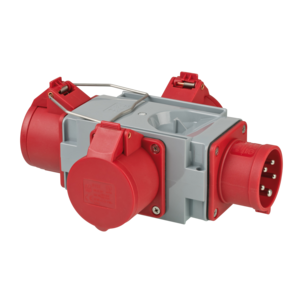 Brennenstuhl 3-veis grenuttak CEE 400V/16A, utendørs