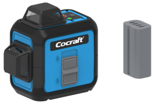 Cocraft HL3X360-G krysslaser, 3 x 360 grader, grön