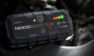 Noco GB40 booster starthjälp med USB och LED, 12 V