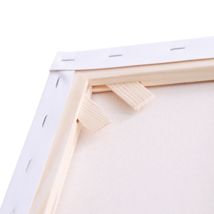 Kvadratisk canvas med ram, bomull, Sang, 3-pack