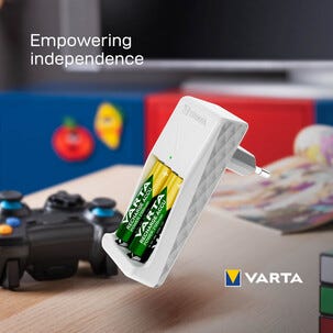 Varta Mini Charger batteriladdare, 2100 mAh