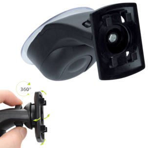 Telefonhållare med fäste för laddkabel, iGRIP