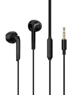 Exibel in-ear-ørepropper med ledning og mikrofon 3,5 mm