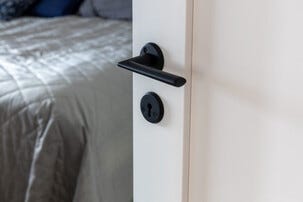 Habo Miami dørhåndtak med nøkkelskilt, innerdør