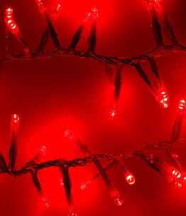 Ljusslinga med 250 LED 2,5 m, för inom- och utomhusbruk