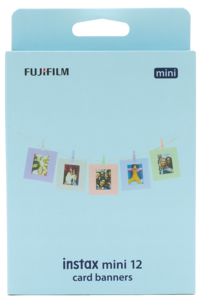 Instax Mini Banner fotopapper-kit med nypor