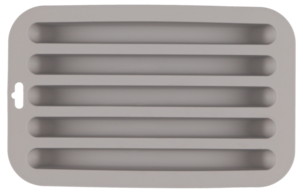 Jääpalamuotti silikonia, 5 puikkoa, noin 20 cm