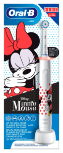Oral-B Junior Minnie Mouse Sähköhammasharja, yli 6-vuotiaille lapsille