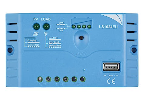 Batteriregulator for solcellepanel