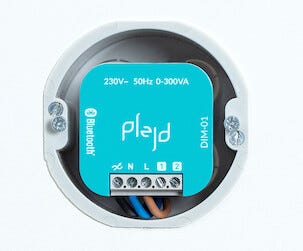 Plejd Dim-01-2P, 2-polet dimmer for innbygging med Bluetooth