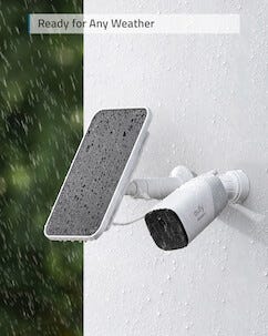 Eufy solcellsladdare för EufyCam 2, 2 Pro och 2C