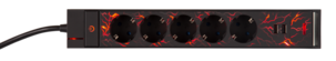 Gaming-grenuttag med RGB-belysning och USB