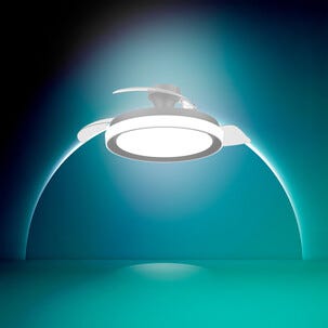 Philips Bliss takfläkt med dimbar belysning, 51 cm