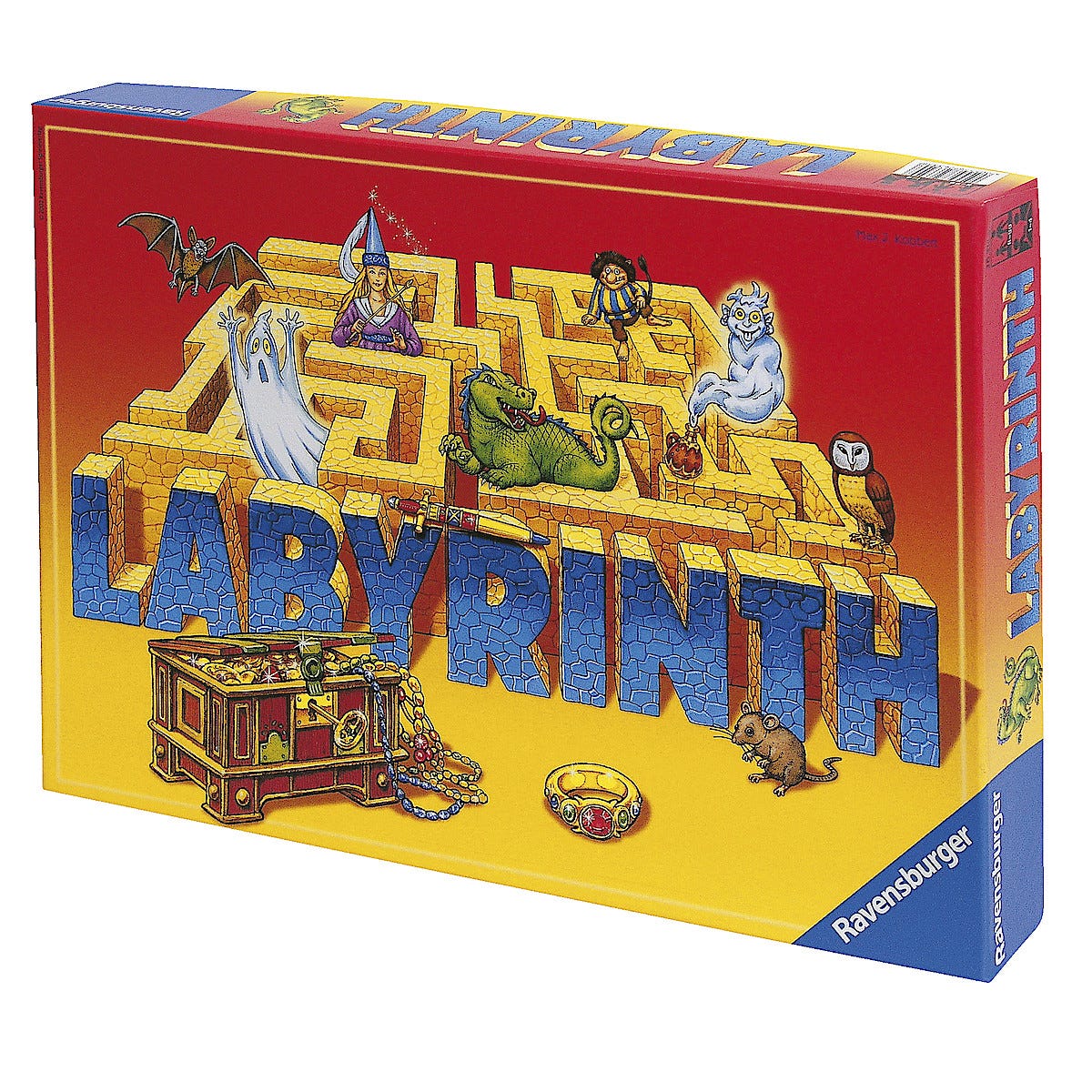 Sällskapsspel Labyrint, Ravensburger | Clas Ohlson Game Box med klassiska spel, Barbo | Clas Ohlson