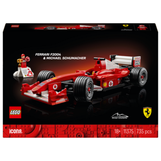 LEGO Icons Ferrari F2004 & Michael Schumacher 11375, 18 år