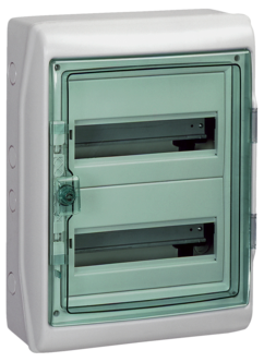 Normkapsling IP65 2 x 12 moduler, Schneider Kaedra