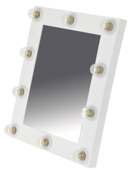 Spegel med belysning, 55 x 45 cm, Northlight