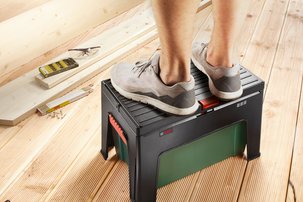 Bosch PSR 1800 LI-2 drill med Step & Workbox