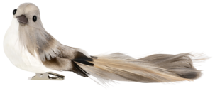 Koristelintu klipsillä, 3 kpl