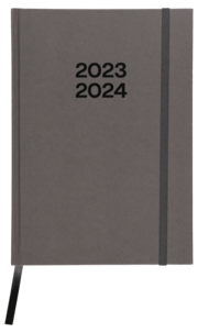 Veckokalender 2023 / 2024 A5, grå