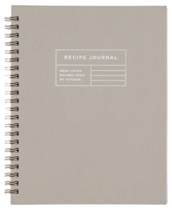 Receptbok, Mina egna recept, spiralbunden, 80 blad