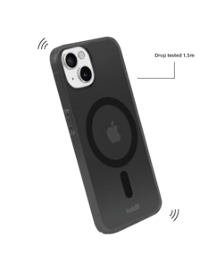 Holdit Transparent Case MagSafe iPhone 15, 14, 13 mobildeksel