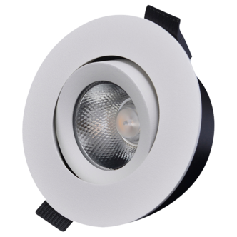 Designlight D-007 downlight LED neutralvit 7 W IP44, vit