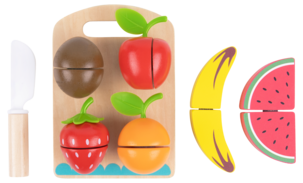 Lekefrukter i tre, 17 deler, fra 3 år