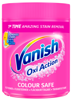 Vanish Pink Oxi Action flekkfjerningspulver, 500 g
