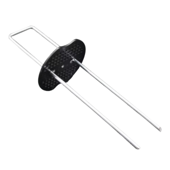 Fiberdukholdere med plastskiver, 10-pakning