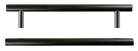 Håndtak, svartlakkert