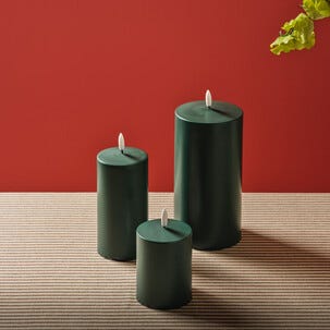 Blockljus LED med timer utomhus, grönt, Northlight