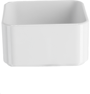 Calm oppbevaringsboks i hvit plast