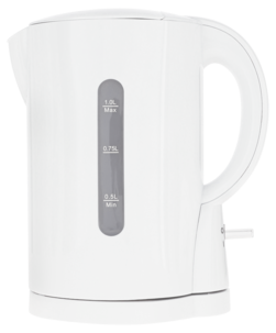 Pieni vedenkeitin 1 litra, valkoinen, 1080 W