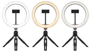 Streamplify Light 10 ringlight mobil med tripod, LED