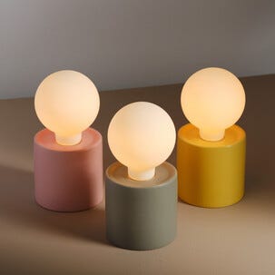 Northlight bordslampa batteri med timer, 16 cm