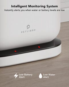 Petlibro Dockstream vattenfontän katt batteri 2,5 l
