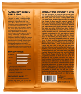 Ernie Ball Hybrid Slinky Bass 45-105 strengesett til elektrisk bass