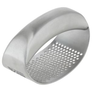 Vitlökspress rostfritt stål, vitlöksvagga