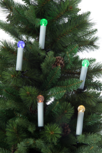 Trådlös julgransbelysning med RGB-ljus Northlight