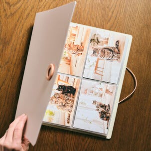 Fotoalbum A4 med plastfickor